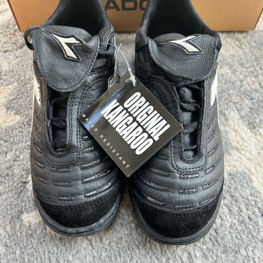 Diadora Black Original Kangaroo Sneakers